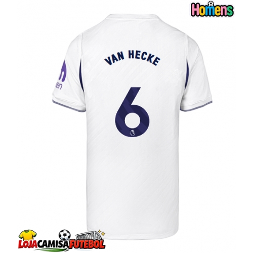 Camisa de Futebol Tottenham Hotspur Jan Paul van Hecke #6 Equipamento Principal 2026-27 Manga Curta